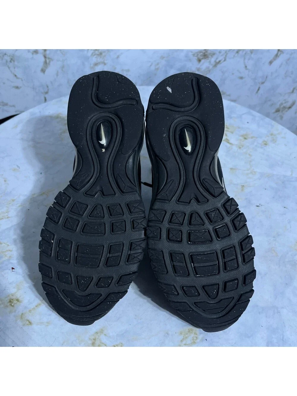 Nike Air Max 97 Women's Size 7 Shoes Black Athletic Low Top Trainer Sneakers